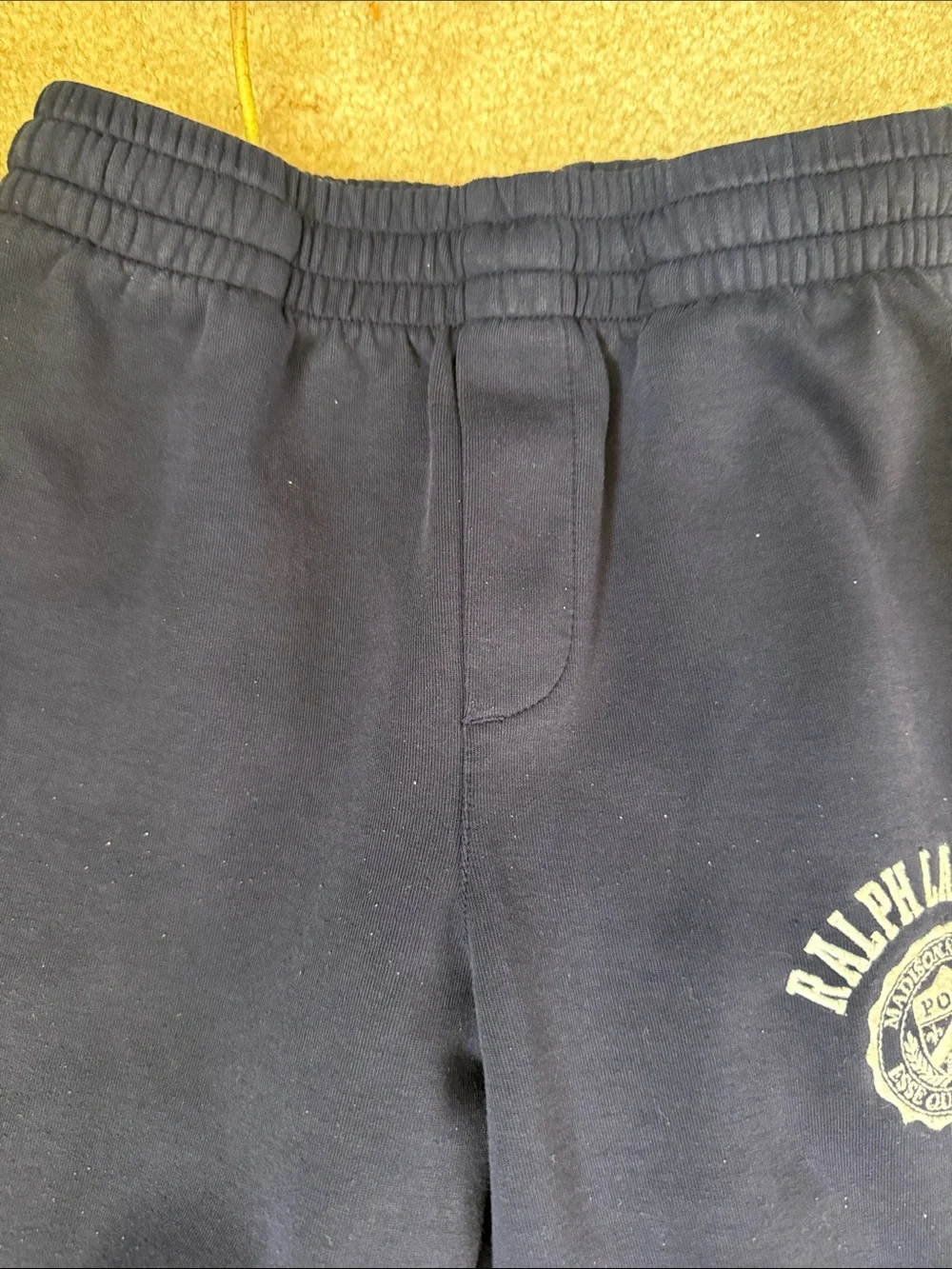 Ralph Lauren Kids Navy & Green Athletic Joggers